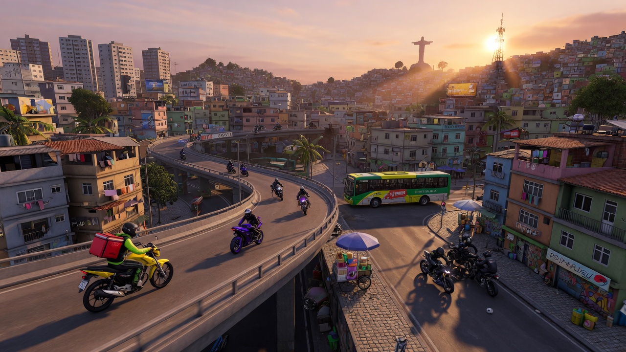 RODOGRAU 2.0 Open-World-Stadtübersicht